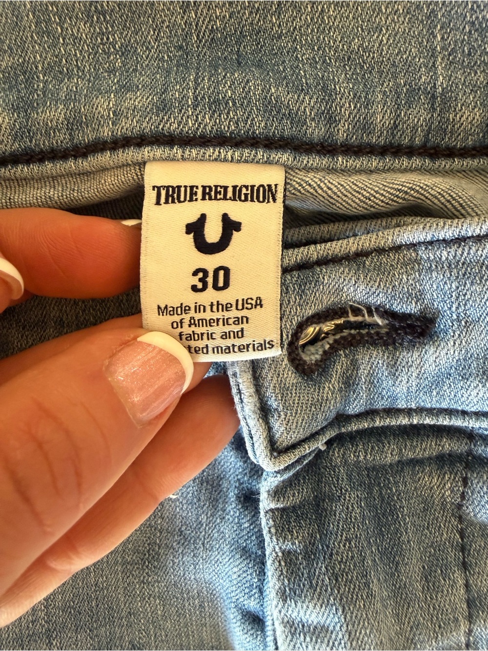 TRUE RELIGION Light Blue Women's Bootcut Jeans - Picture 6 of 7